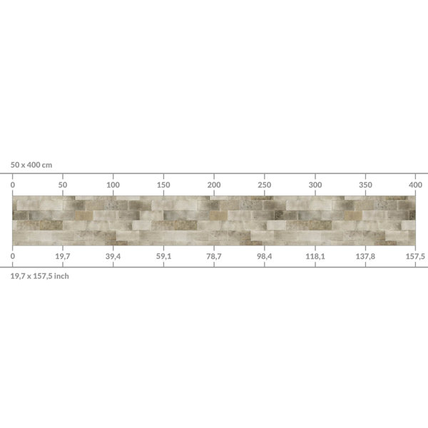 Williston Forge Hart-Kunststofffolie Spritzschutzpaneel Selbstklebend